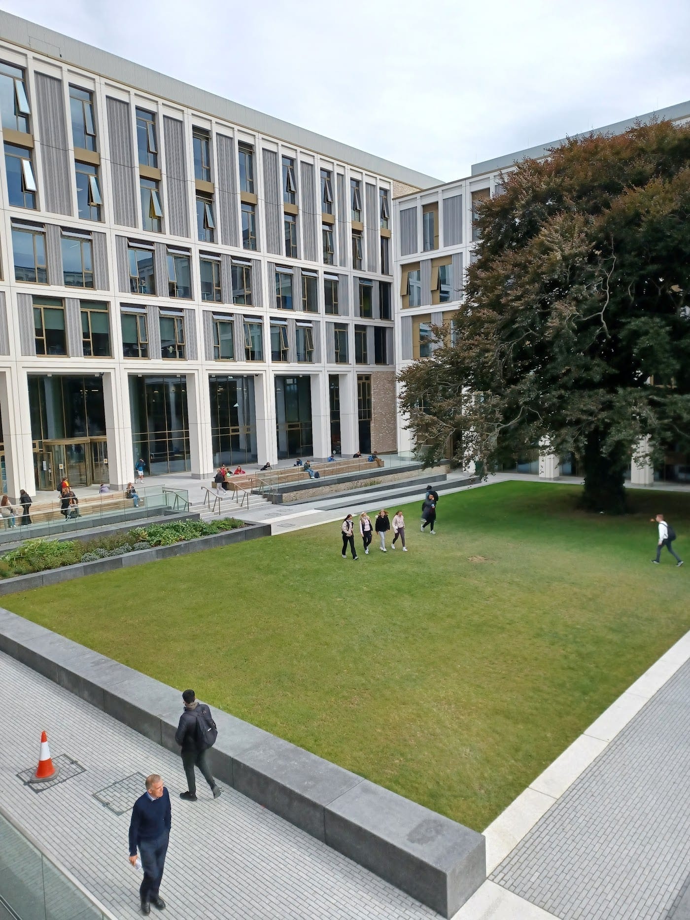 Central Quad courtyard on the Grangegorman campus of TU Dublin, home of the School of Culinary Arts and Food Technology