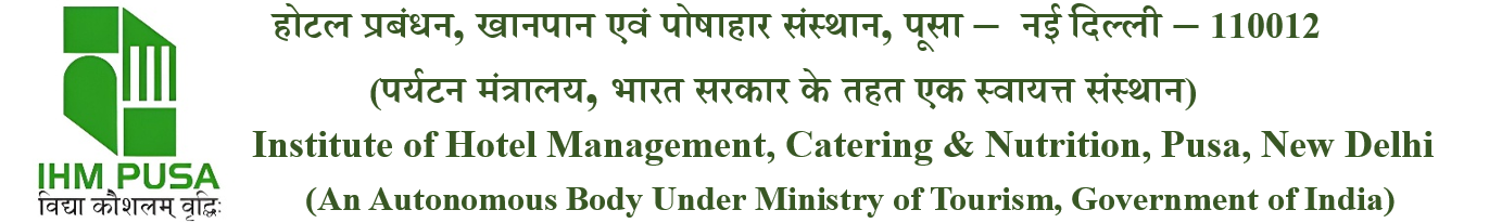 Institute of Hotel Management Catering and Nutrition, Pusa logo